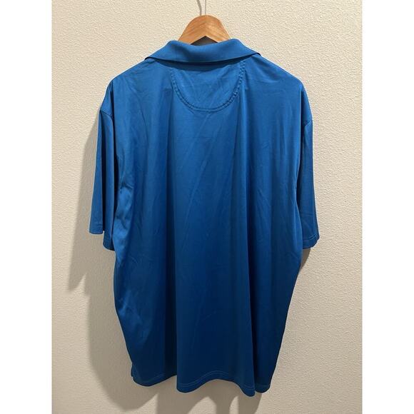 Greg Norman Polo Shirt Men's Size 2XL XXL/TTG Blue Golf Short Sleeve - Picture 3 of 3